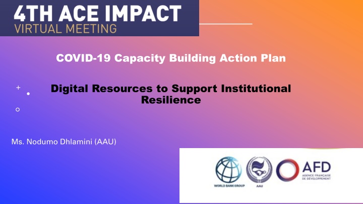 covid 19 capacity building action plan n.w