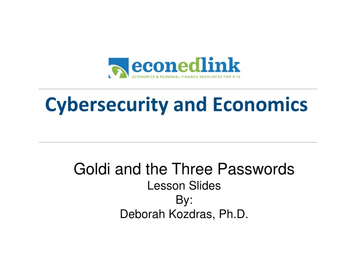 cybersecurity and economics n.w