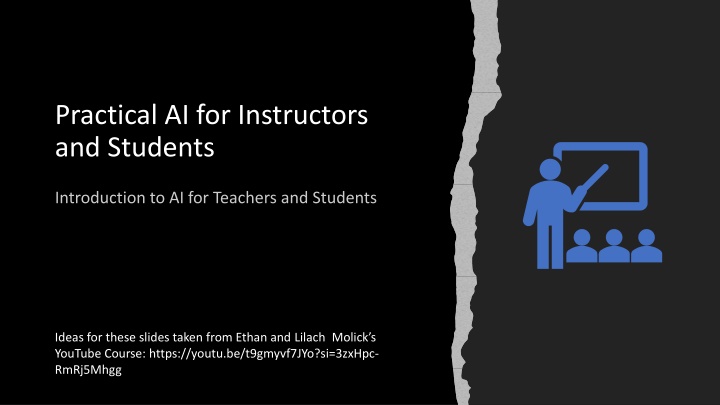 practical ai for instructors and students n.w