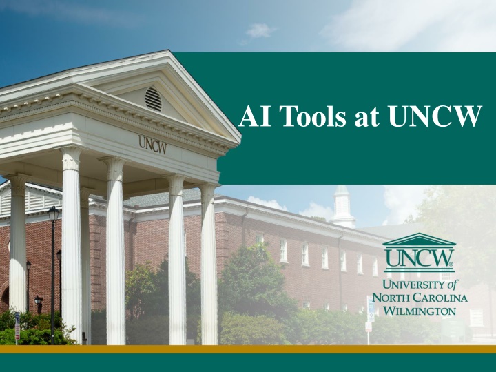 ai tools at uncw n.w
