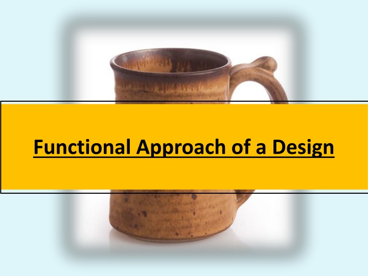 functional approach of a design n.w