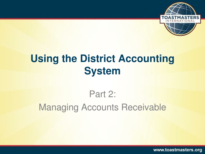 using the district accounting system n.w