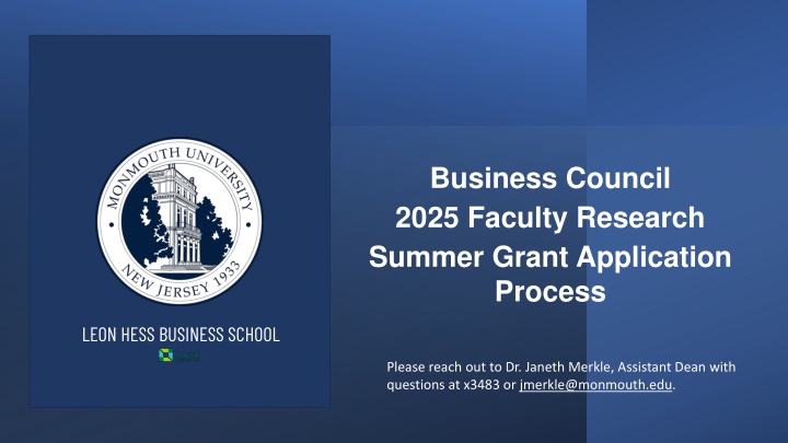 business council 2025 faculty research summer n.w