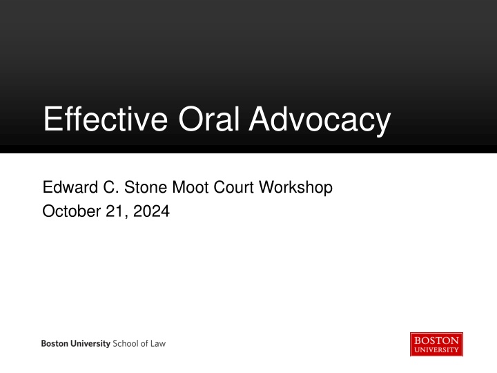 effective oral advocacy n.w