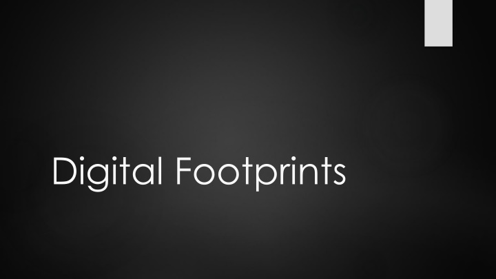 digital footprints n.w