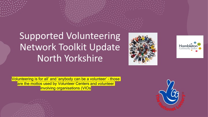 supported volunteering network toolkit update n.w