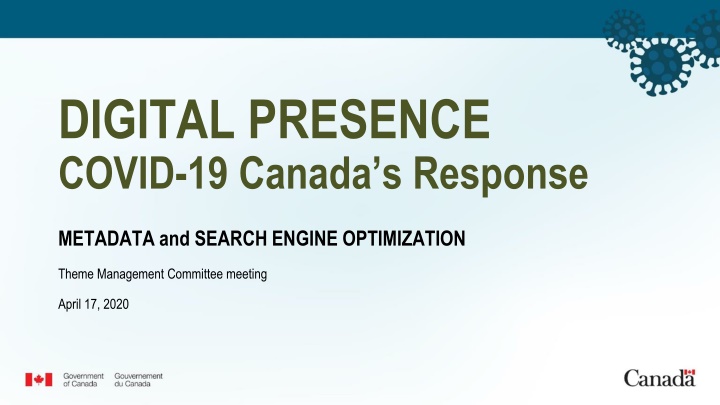 digital presence covid 19 canada s response n.w