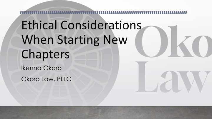 ethical considerations when starting new chapters n.w