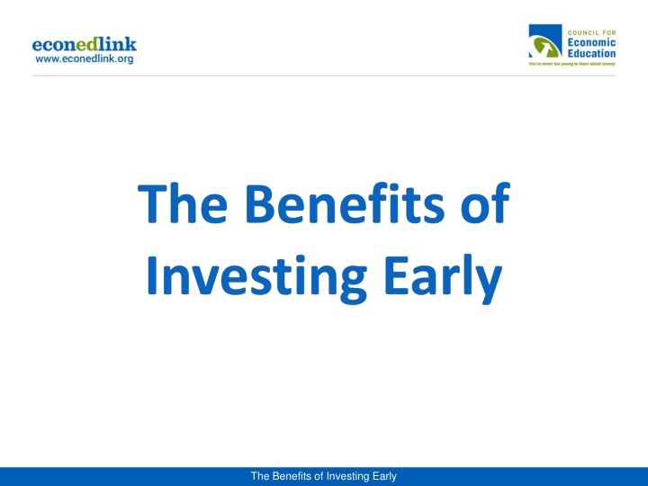 the benefits of investing early n.w