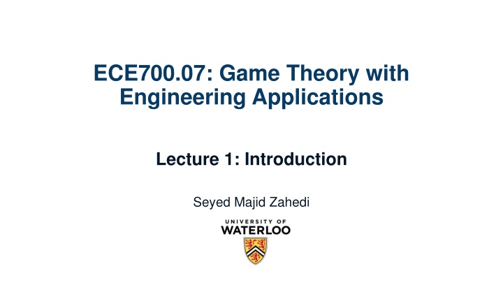 ece700 07 game theory with engineering n.w