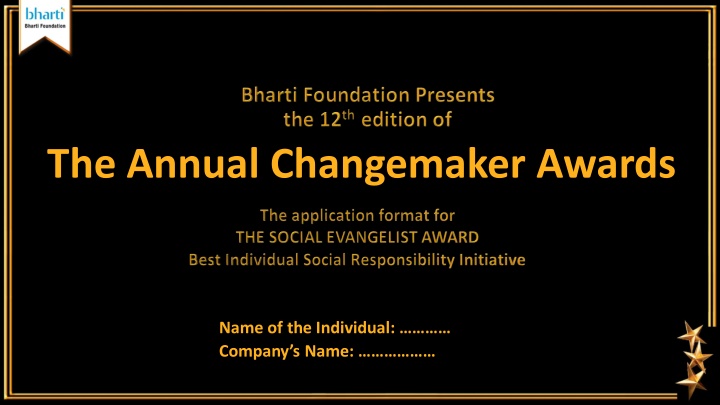 the annual changemaker awards n.w