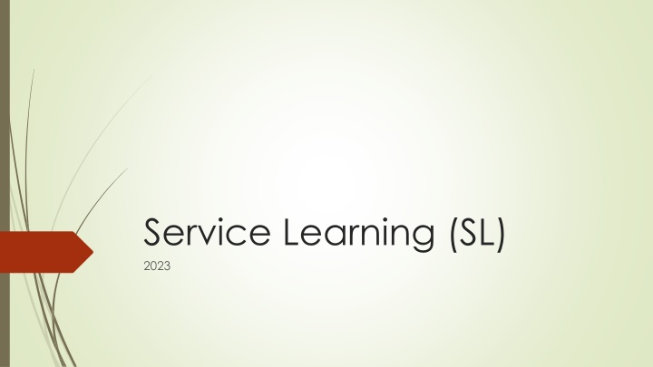 service learning sl 2023 n.w