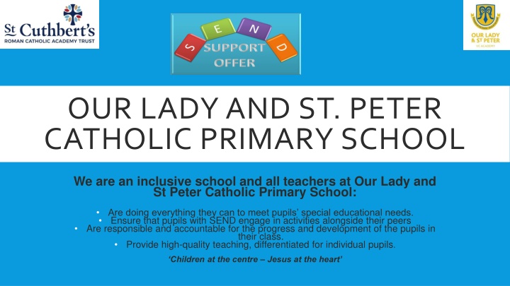 our lady and st peter catholic primary school n.w