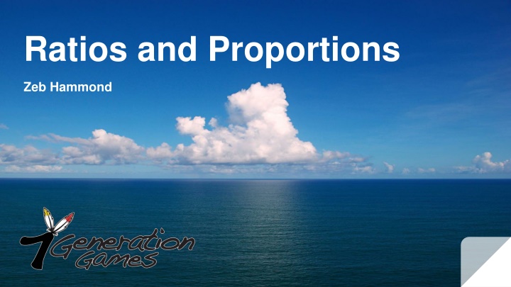 ratios and proportions n.w