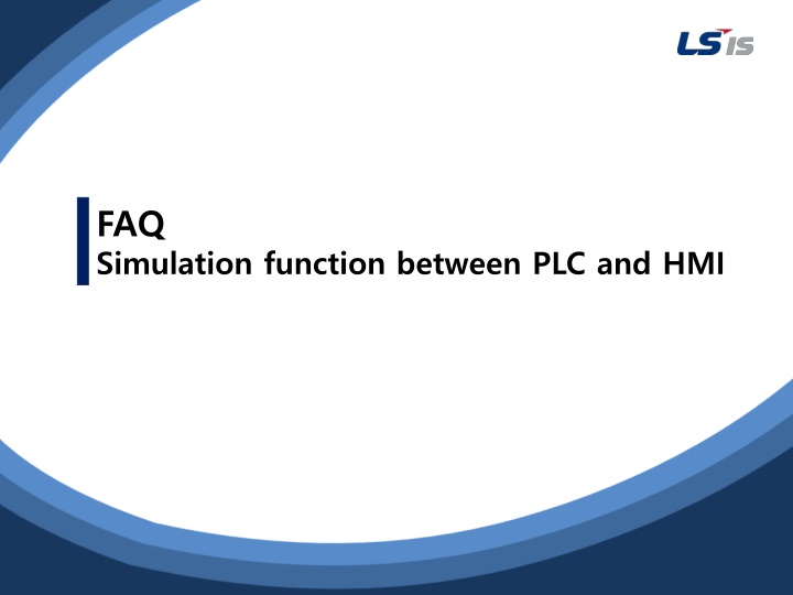 faq simulation function between plc and hmi n.w