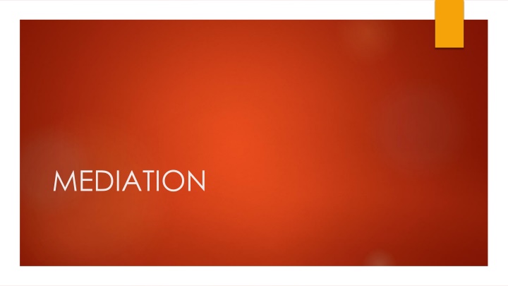mediation n.w