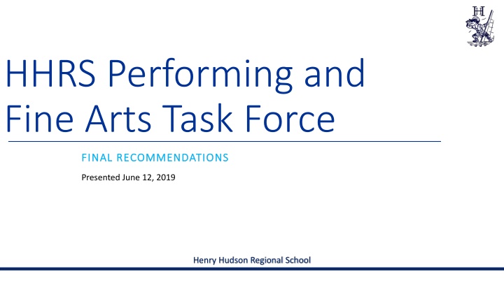 hhrs performing and fine arts task force n.w