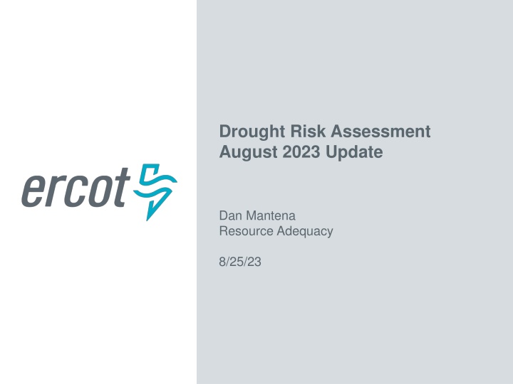 drought risk assessment august 2023 update n.w