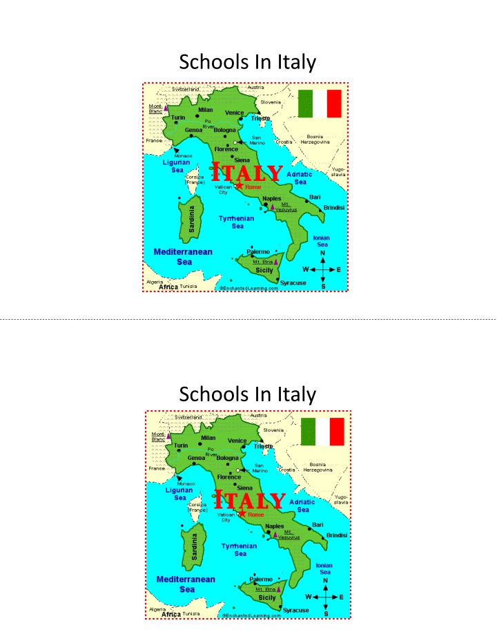 schools in italy n.w