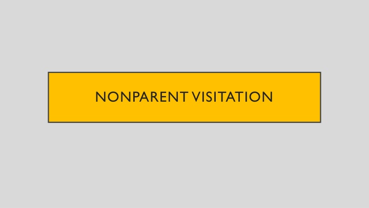 nonparent visitation n.w