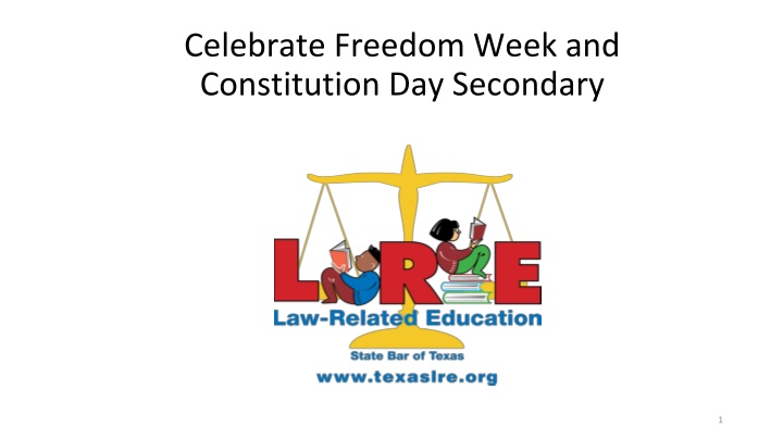 celebrate freedom week and constitution n.w