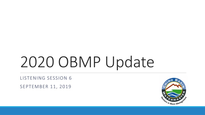 2020 obmp update n.w
