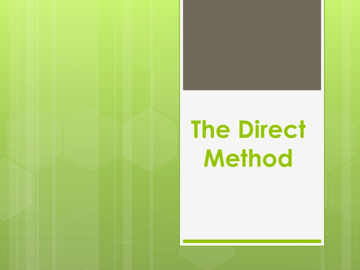 the direct method n.w