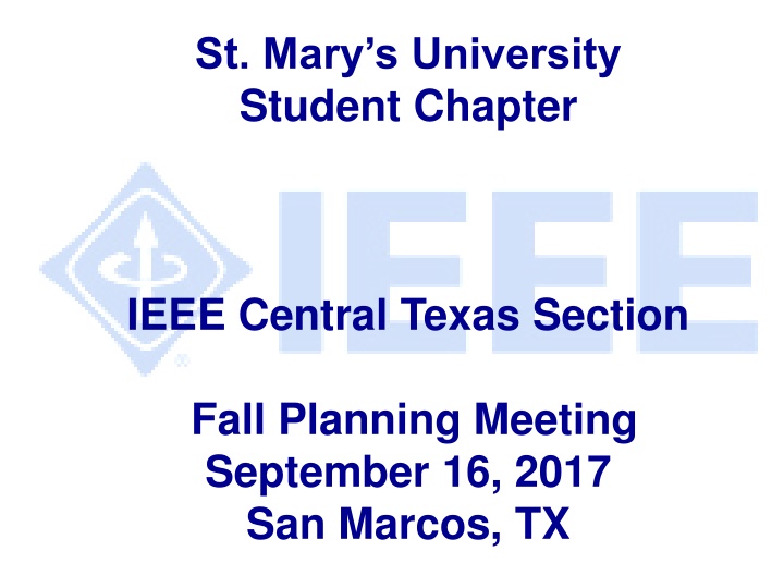 st mary s university student chapter n.w