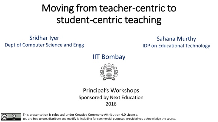 moving from teacher moving from teacher centric n.w