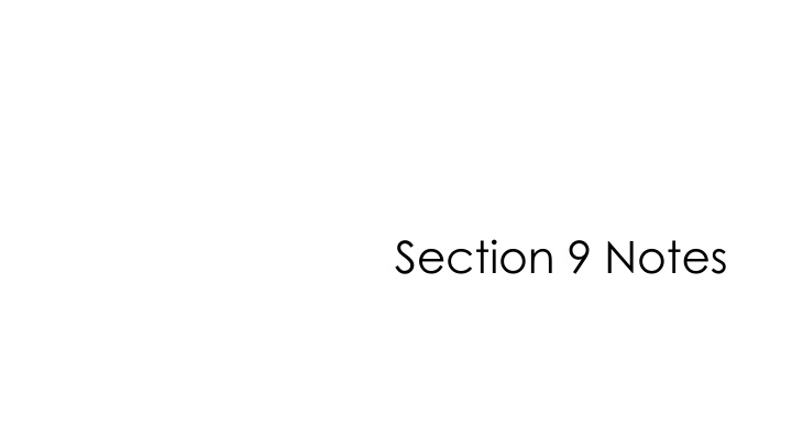 section 9 notes n.w