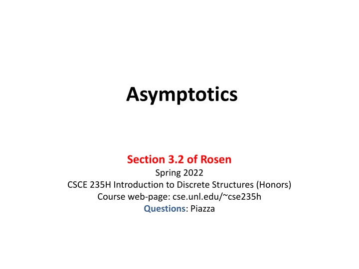asymptotics n.w