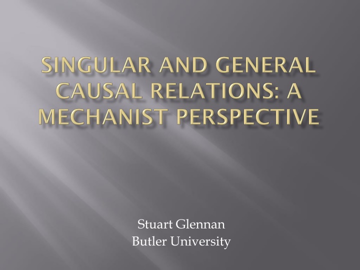 stuart glennan butler university n.w