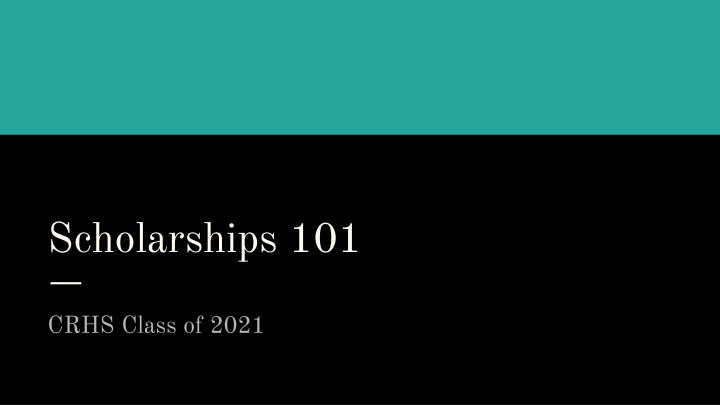 scholarships 101 n.w