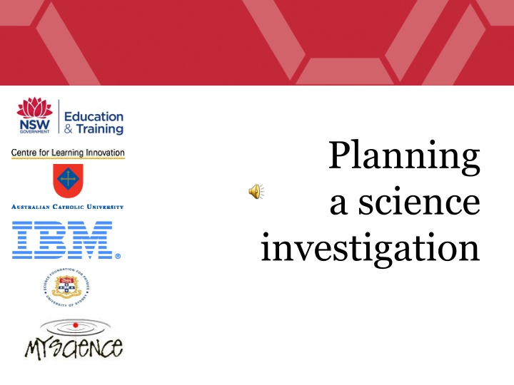 planning a science investigation n.w