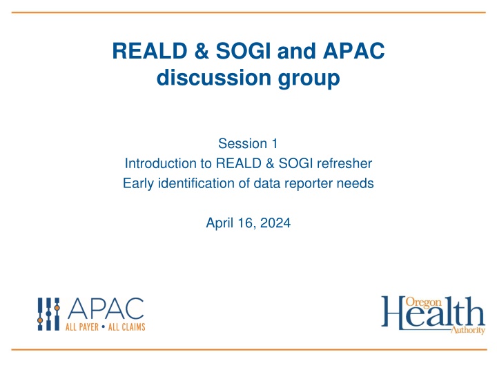 reald sogi and apac discussion group n.w