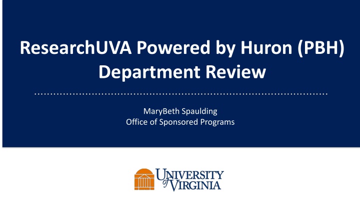 researchuva powered by huron pbh department review n.w