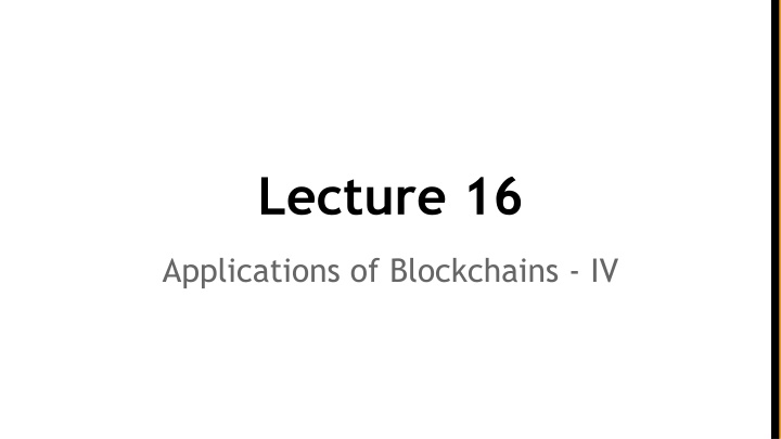 lecture 16 n.w