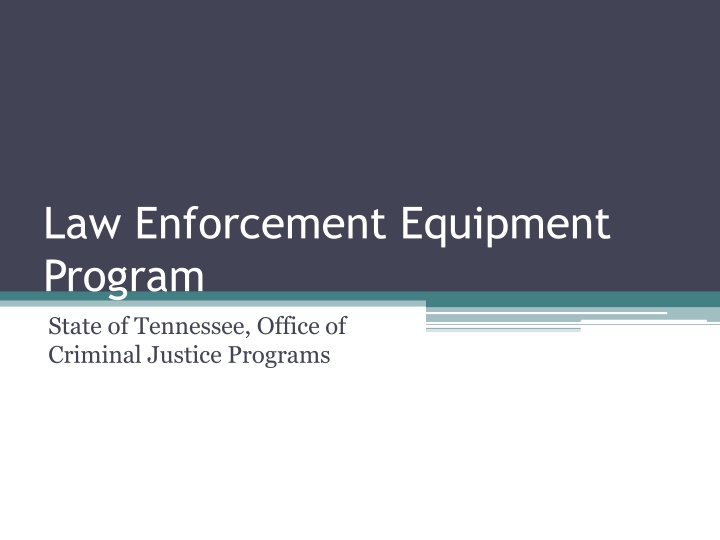 law enforcement equipment program state n.w