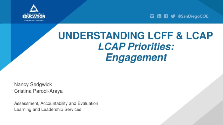 understanding lcff lcap lcap priorities engagement n.w