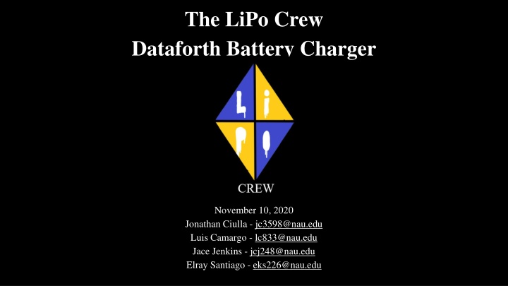 the lipo crew dataforth battery charger n.w
