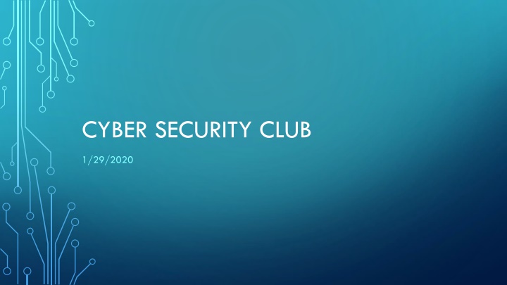 cyber security club n.w