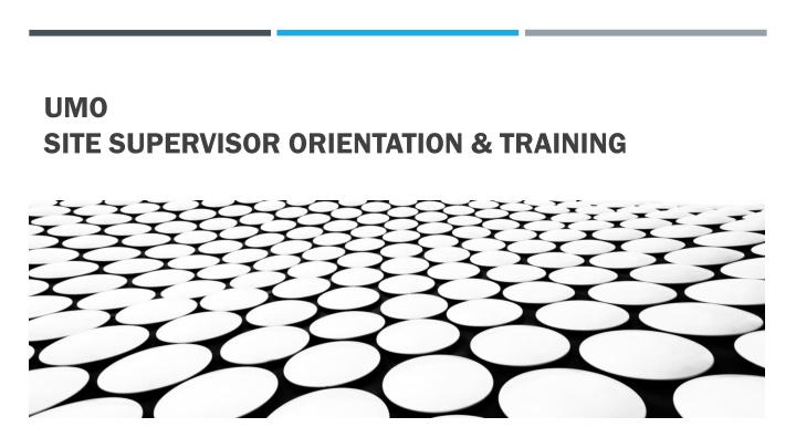 umo site supervisor orientation training n.w