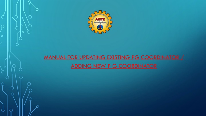 manual for updating existing pg coordinator n.w