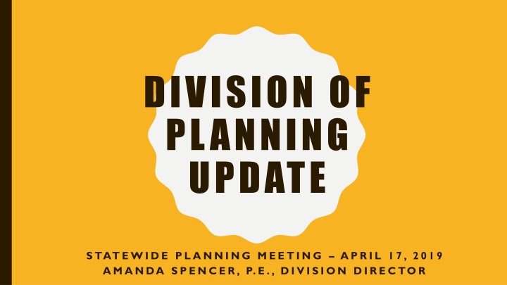 division of planning update n.w
