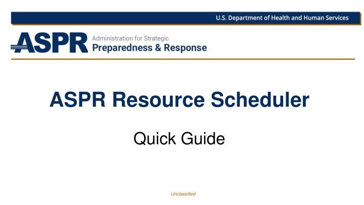 aspr resource scheduler n.w