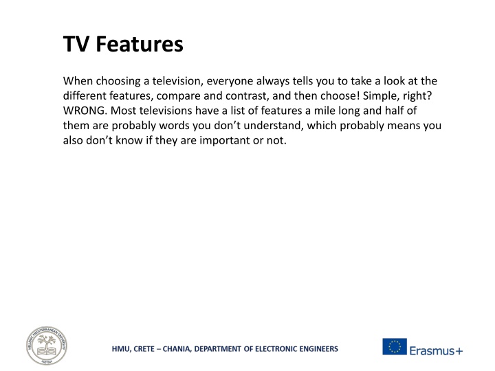 tv features n.w