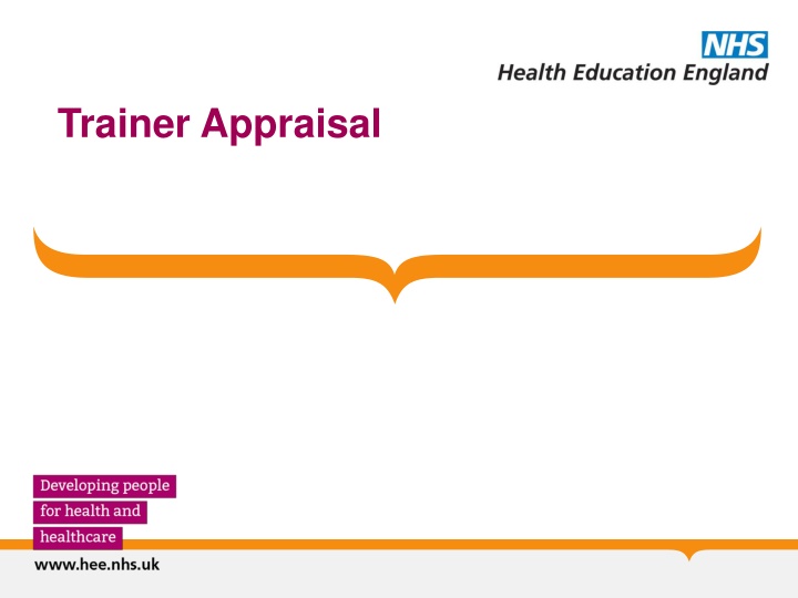 trainer appraisal n.w