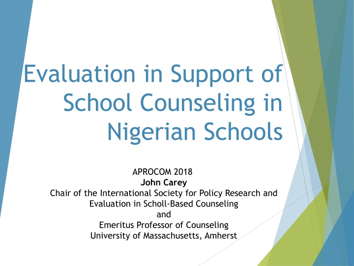 evaluation in support of school counseling n.w