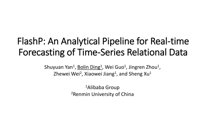 flashp an analytical pipeline for real flashp n.w