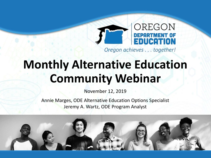 monthly alternative education community webinar n.w